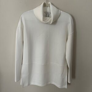 Spanx Air Essentials turtleneck tunic size S powder off white NWT